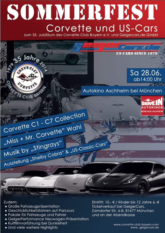 35 Jahre Corvette Club Bayern